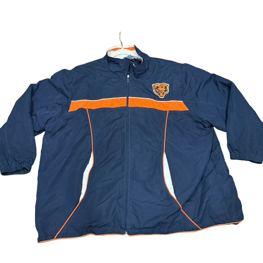 🐻 Chicago Bears Women’s NFL Full-Zip Jacket – Size 2XL 🏈💙🧡‎